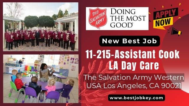 11-215 - Assistant Cook - SC LA Day Care