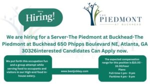 Server-The Piedmont at Buckhead
