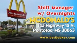 Shift Manager w/ Overnights